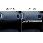 For Dodge Charger 2011-2014 3pcs/Set Car Front Passenger Seat Storage Box Handle Diamond Decorative Sticker, Left-hand Drive