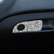 For Dodge Charger 2011-2014 2pcs/Set Car Front Passenger Seat Storage Box Handle Diamond Decorative Sticker, Left-hand Drive - Car Interior Mouldings by PMC TechLife | Online Shopping South Africa | PMC TechLife | Buy Now Pay Later Mobicred