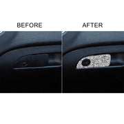 For Dodge Charger 2011-2014 2pcs/Set Car Front Passenger Seat Storage Box Handle Diamond Decorative Sticker, Left-hand Drive