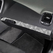 For Dodge Charger 2011-2014 Car Front Passenger Seat Storage Box Diamond Decorative Sticker, Left-hand Drive