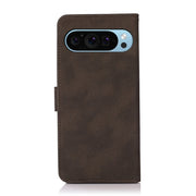 For Google Pixel 9 KHAZNEH Matte Texture Leather Phone Case(Brown)
