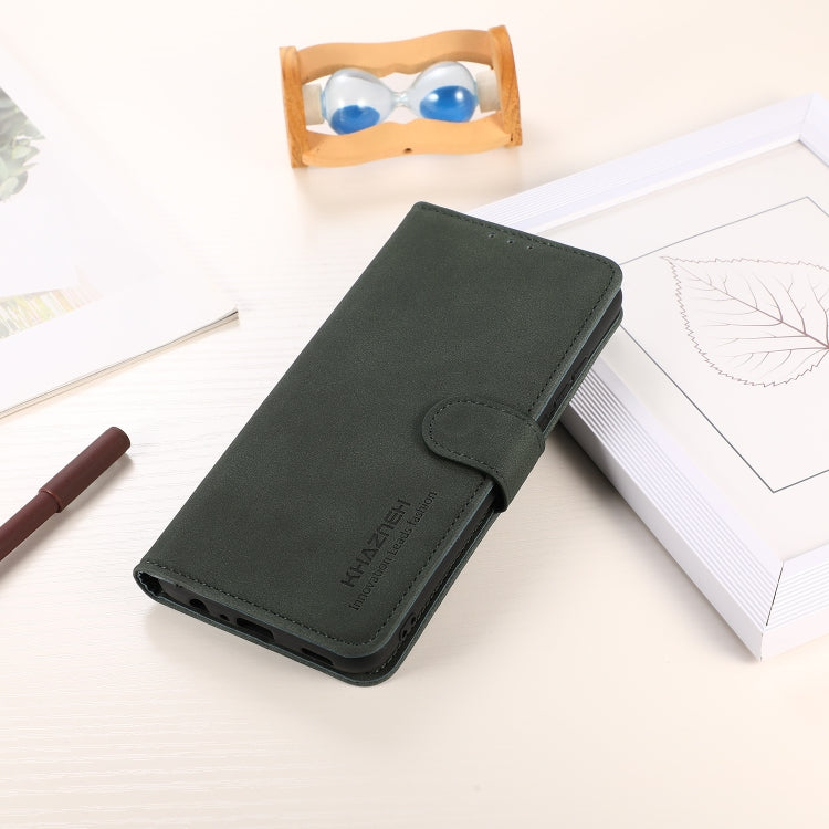 For Google Pixel 9 KHAZNEH Matte Texture Leather Phone Case(Green)