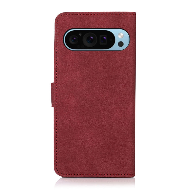 For Google Pixel 9 KHAZNEH Matte Texture Leather Phone Case(Red)