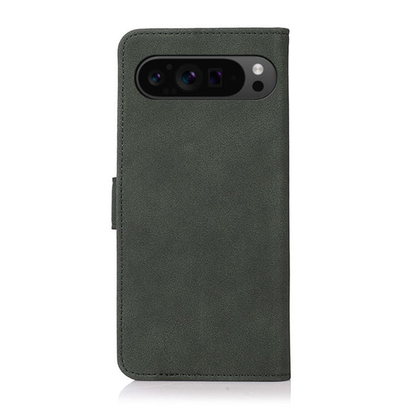 For Google Pixel 9 Pro KHAZNEH Matte Texture Leather Phone Case(Green)