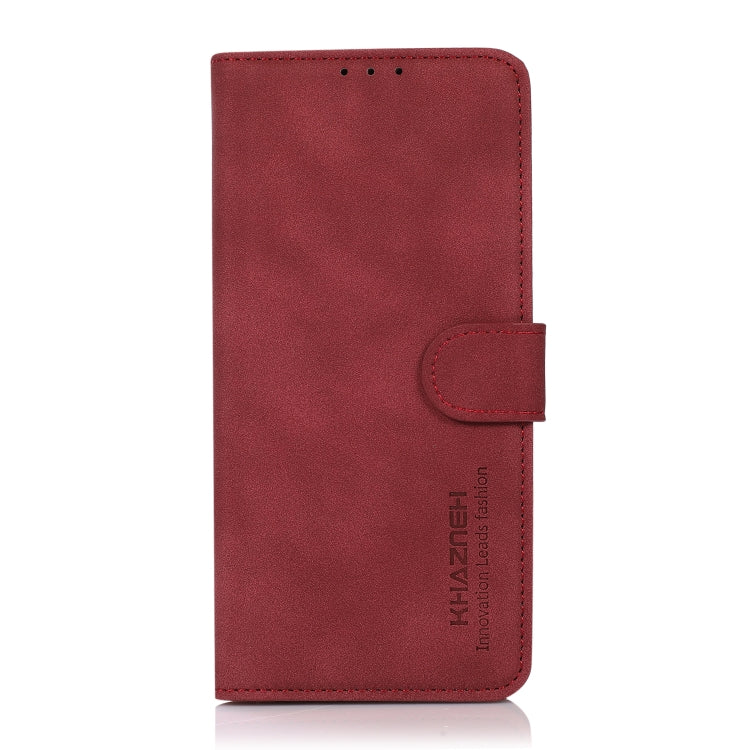 For Google Pixel 9 Pro KHAZNEH Matte Texture Leather Phone Case(Red)