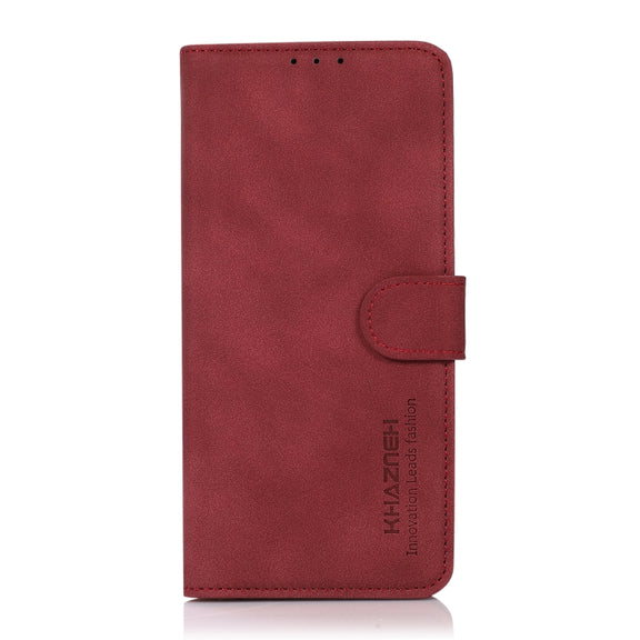 For Google Pixel 9 Pro KHAZNEH Matte Texture Leather Phone Case(Red)