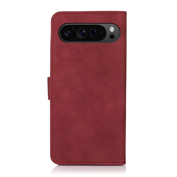 For Google Pixel 9 Pro KHAZNEH Matte Texture Leather Phone Case(Red)