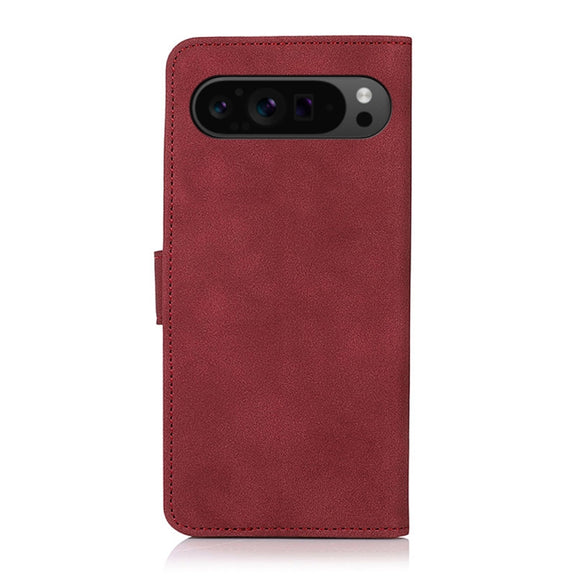 For Google Pixel 9 Pro KHAZNEH Matte Texture Leather Phone Case(Red)