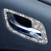 For Dodge Charger 2011-2014 Car Door Handle A Diamond Decorative Sticker, Left-hand Drive