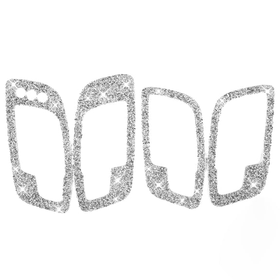 For Dodge Charger 2011-2014 Car Door Handle B Diamond Decorative Sticker, Left-hand Drive