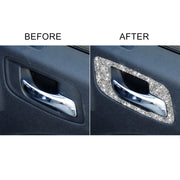 For Dodge Charger 2011-2014 Car Door Handle B Diamond Decorative Sticker, Left-hand Drive