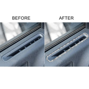For Dodge Charger 2011-2014 Car Window Defogger Air Vent Diamond Decorative Sticker, Left-hand Drive
