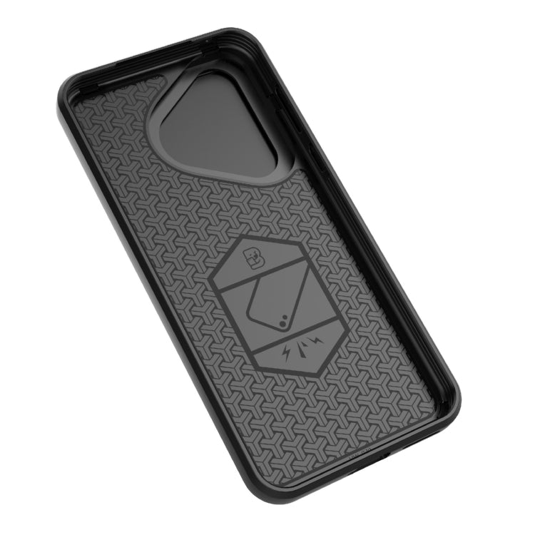 For Huawei Pura 70 Sliding Camshield TPU + PC Shockproof Phone Case with Holder(Black)