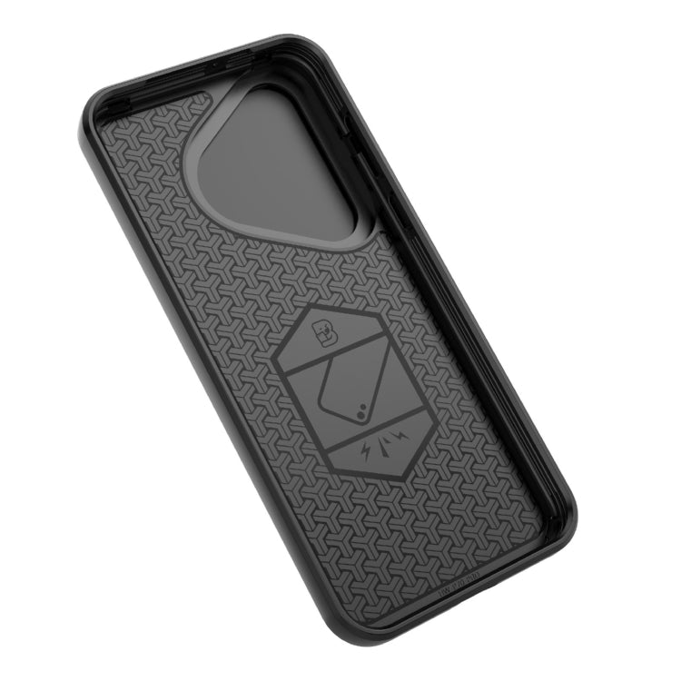 For Huawei Pura 70 Pro / Pura 70 Pro+ Sliding Camshield TPU + PC Shockproof Phone Case with Holder(Green)