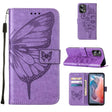 For Motorola Moto G Play 5G 2024 Embossed Butterfly Leather Phone Case(Purple) - free shipping - PMC Jewellery - Order now!