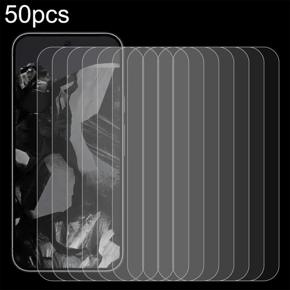 For Google Pixel 9 Pro 50pcs 0.26mm 9H 2.5D Tempered Glass Film