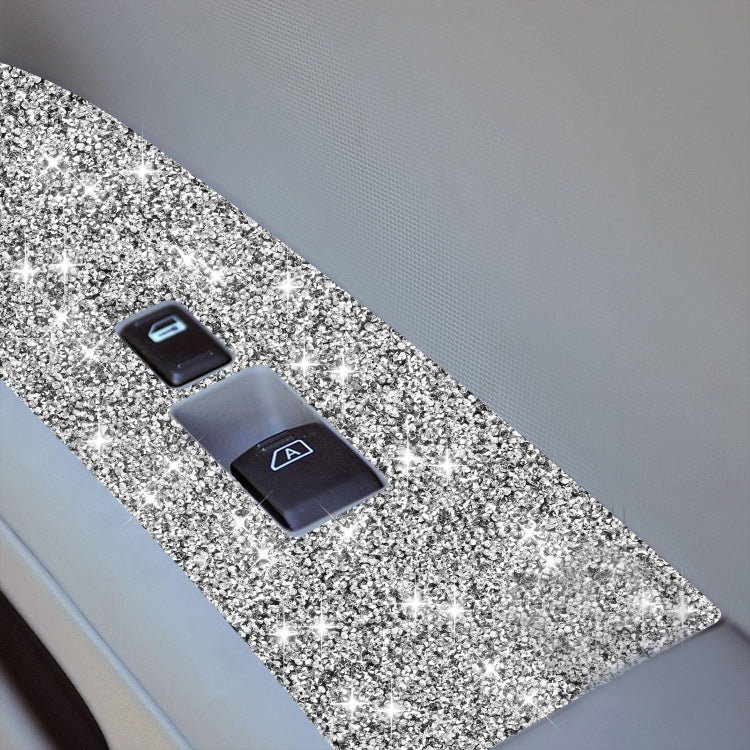 For Nissan 350Z 2006-2009 Car Glass Lifting Diamond Sticker, Left Drive