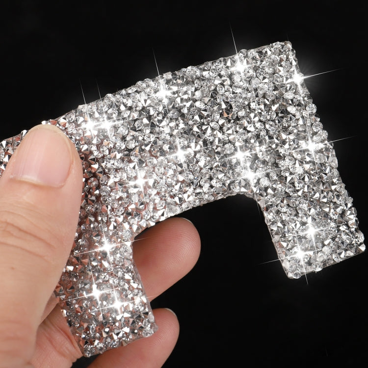 For Nissan 350Z 2006-2009 Car Passenger Storage Door Handle Diamond Sticker,Left and Right Drive Universal