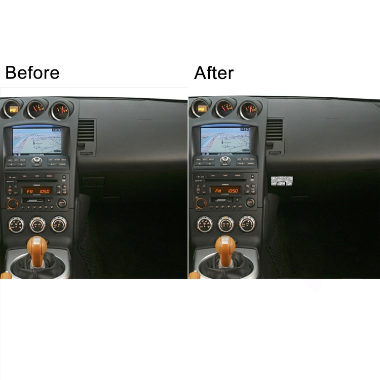 For Nissan 350Z 2006-2009 Car Passenger Storage Door Handle Diamond Sticker,Left and Right Drive Universal