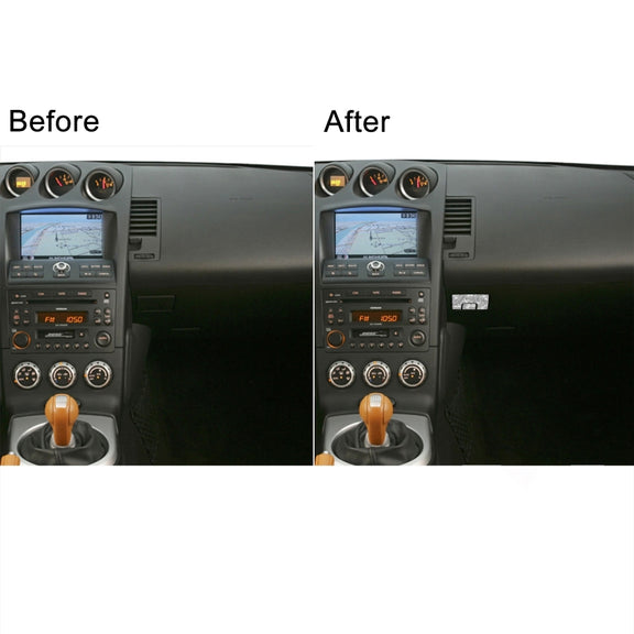 For Nissan 350Z 2006-2009 Car Passenger Storage Door Handle Diamond Sticker,Left and Right Drive Universal