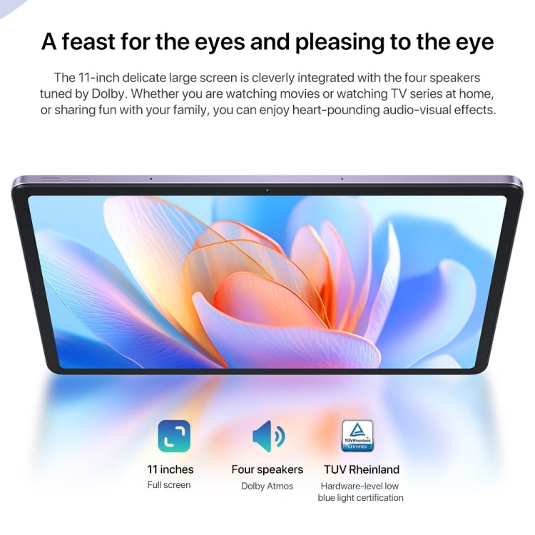 Lenovo Xiaoxin Pad 2024 11 inch WiFi Tablet, 6GB+128GB, Android 13, Qualcomm Snapdragon 685 Octa Core, Support Face Identification(Dark Grey)