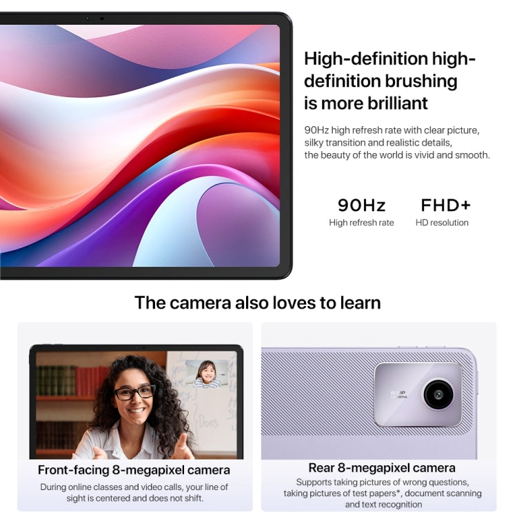 Lenovo Xiaoxin Pad 2024 11 inch WiFi Tablet, 6GB+128GB, Android 13, Qualcomm Snapdragon 685 Octa Core, Support Face Identification(Dark Grey)