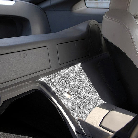 For Nissan 350Z 2006-2009 Car Rear Of Center Console Diamond Sticker, Left Drive