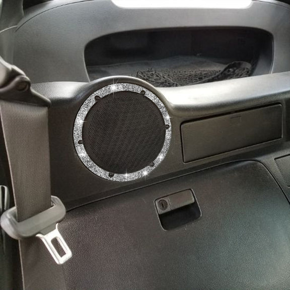 For Nissan 350Z 2006-2009 Car Rear Speaker Surround Diamond Sticker,Left and Right Drive Universal