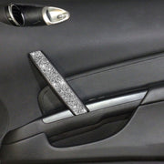 For Nissan 350Z 2006-2009 Car Passenger Side Door Handle Diamond Sticker, Left Drive