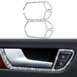 For Audi A4 / A5 / Q5 Car Door Inner Handle Frame Diamond Decoration Sticker, Left and Right Drive - free shipping - PMC TechLife - Order now!