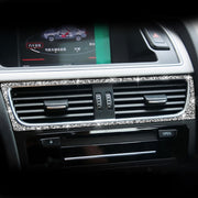 For Audi A4 / A5 / Q5 Car Air Conditioning Air Outlet Frame Diamond Decoration Sticker, Left Drive