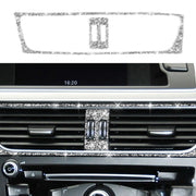 For Audi A4 / A5 / Q5 2pcs Car Air Conditioner Outlet Diamond Decoration Sticker, Left Drive