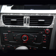 For Audi A4 / A5 / Q5 2pcs Car Air Conditioner Outlet Diamond Decoration Sticker, Right Drive