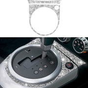 For Nissan 350Z 2006-2009 Car Gear Panel Diamond Sticker, Right Drive