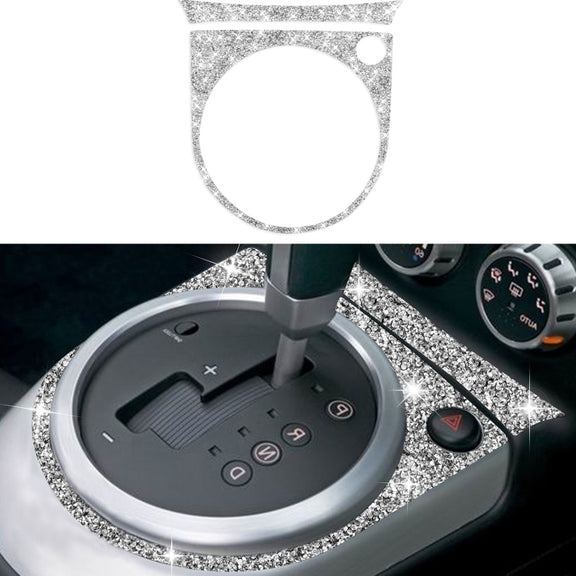 For Nissan 350Z 2006-2009 Car Gear Panel Diamond Sticker, Right Drive