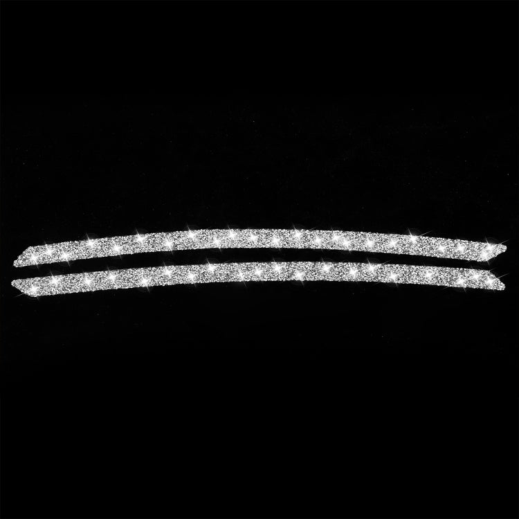 For Audi A4L / A5 Car Light Eyebrow Diamond Decoration Sticker, Left and Right Drive