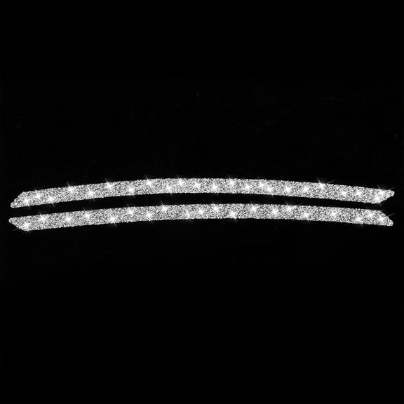 For Audi A4L / A5 Car Light Eyebrow Diamond Decoration Sticker, Left and Right Drive