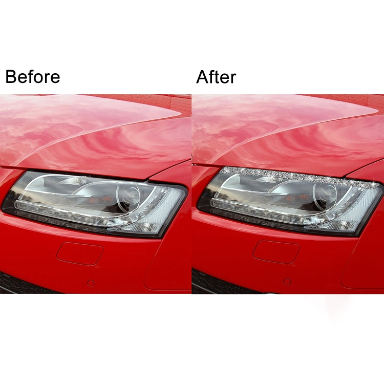 For Audi A4L / A5 Car Light Eyebrow Diamond Decoration Sticker, Left and Right Drive