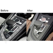 For Audi A4L / A5 2017-2019 Car Large Gear Panel Diamond Decoration Sticker, Right Drive