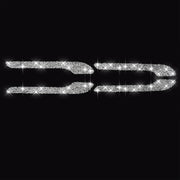 For Tesla Model 3 4pcs Car Outside Handle Diamond Sticker,Left and Right Drive Universal