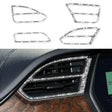 For Tesla Model X Car Central Control Instrument Air Outlet Diamond Sticker, Left Drive - Car Interior Mouldings by PMC TechLife | Online Shopping South Africa | PMC TechLife | Buy Now Pay Later Mobicred