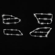 For Tesla Model X Car Central Control Instrument Air Outlet Diamond Sticker, Left Drive