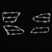 For Tesla Model X Car Central Control Instrument Air Outlet Diamond Sticker, Right Drive