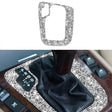 For BMW Series 3 E46 1998-2005 Car Gear Panel Frame Diamond Decoration Sticker, Left Drive - Car Interior Mouldings by PMC TechLife | Online Shopping South Africa | PMC TechLife | Buy Now Pay Later Mobicred