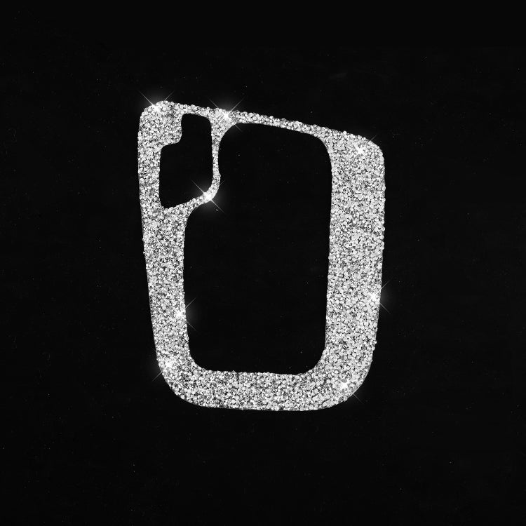 For BMW Series 3 E46 1998-2005 Car Gear Panel Frame Diamond Decoration Sticker, Left Drive