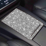 For Tesla Model X Car Storage Box Panel Diamond Sticker,Left and Right Drive Universal