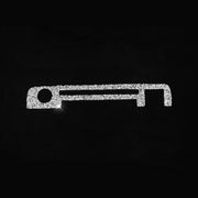 For BMW Series 3 E46 1998-2005 Car Center Control Panel Upper Diamond Decoration Sticker, Left and Right Drive
