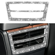 For Tesla Model X Car Rear Air Outlet Panel Diamond Sticker,Left and Right Drive Universal
