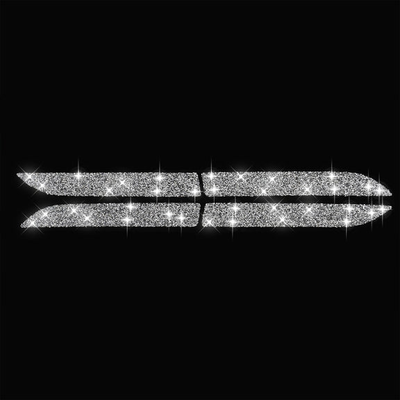 For Tesla Model X Car Exterior Door Handle Panel Diamond Sticker,Left and Right Drive Universal