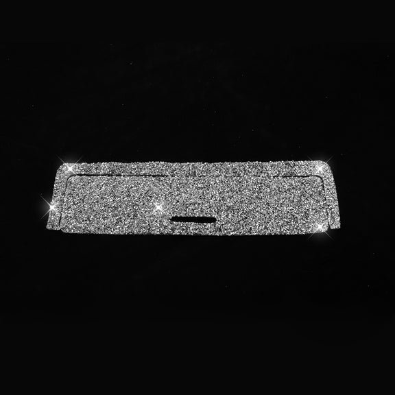 For BMW Series 3 E46 1998-2005 Car Gear Button Frame Diamond Decoration Sticker, Left Drive